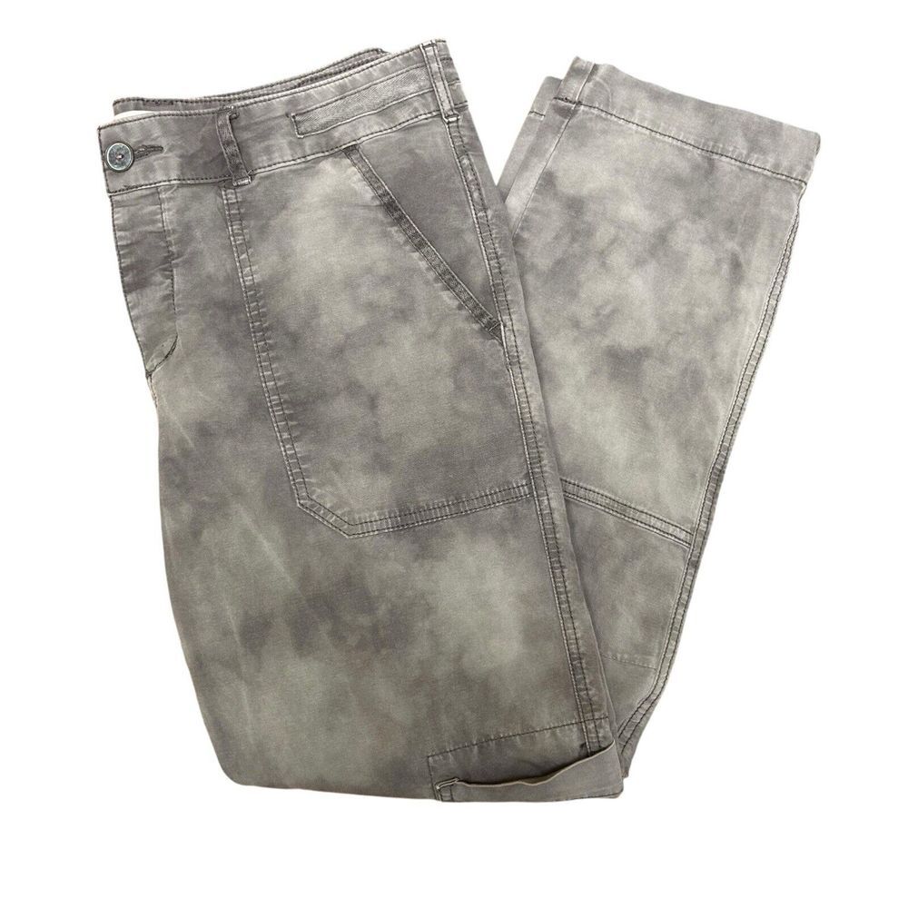 Anthropologie wanderer in Washed Gray Cropped Pants